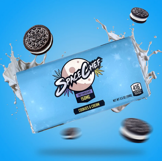 cookies and cream- chocolate bar (150mg)