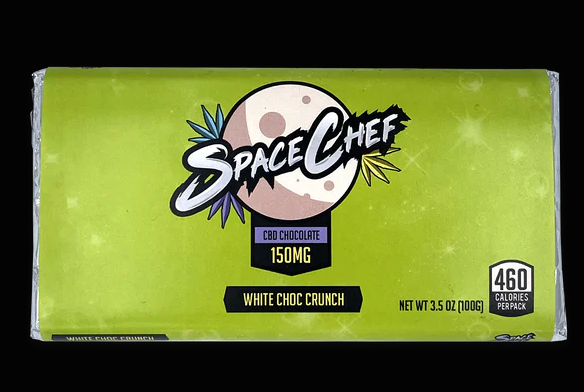 white choc crunch- chocolate bar (150mg)
