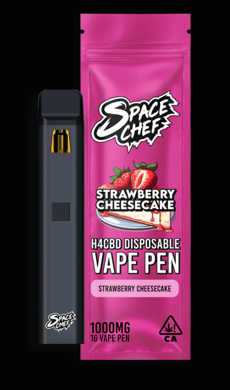 H4CBD disposable vape pen- strawberry cheesecake 1000mg