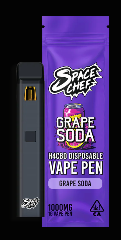 H4CBD disposable vape pen- grape soda 1000mg
