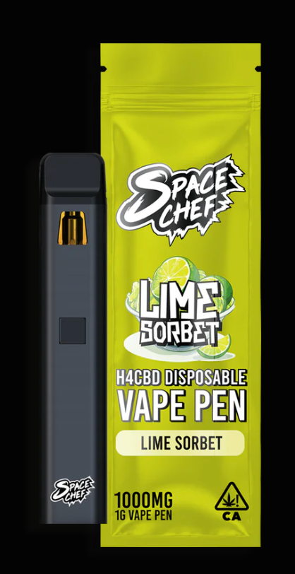 H4CBD disposable vape pen- lime sorbet 1000mg