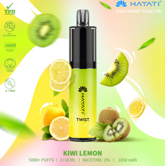 Kiwi Lemon 5000 puffs