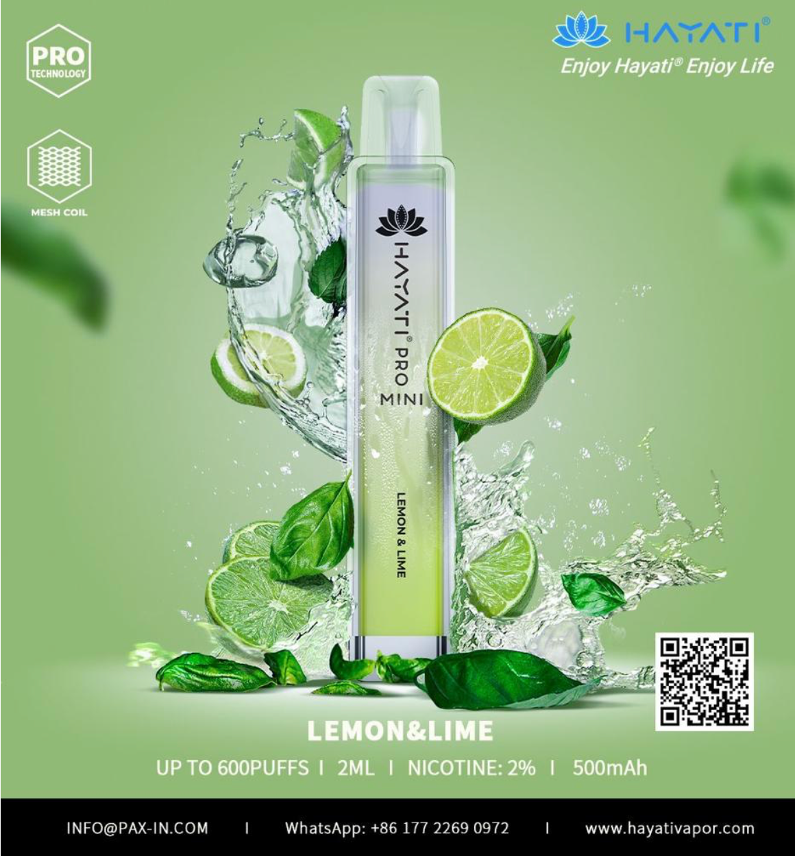 Lemon & Lime 600 Puffs