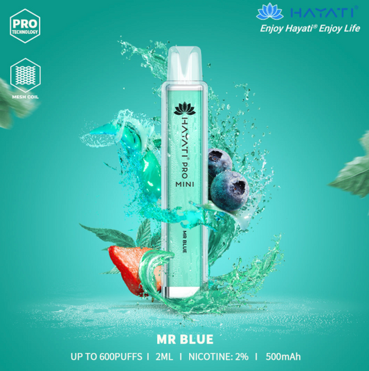 Mr Blue 600 puffs