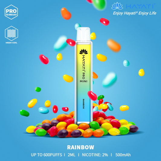 Rainbow 600 puffs