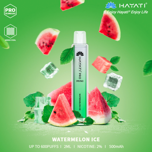 Watermelon Ice 600 puffs