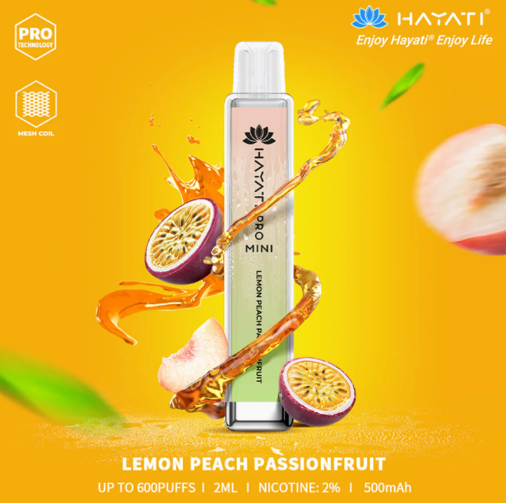 Lemon Peach Passionfruit 600 puffs