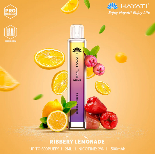 Riberry Lemonade 600 puffs