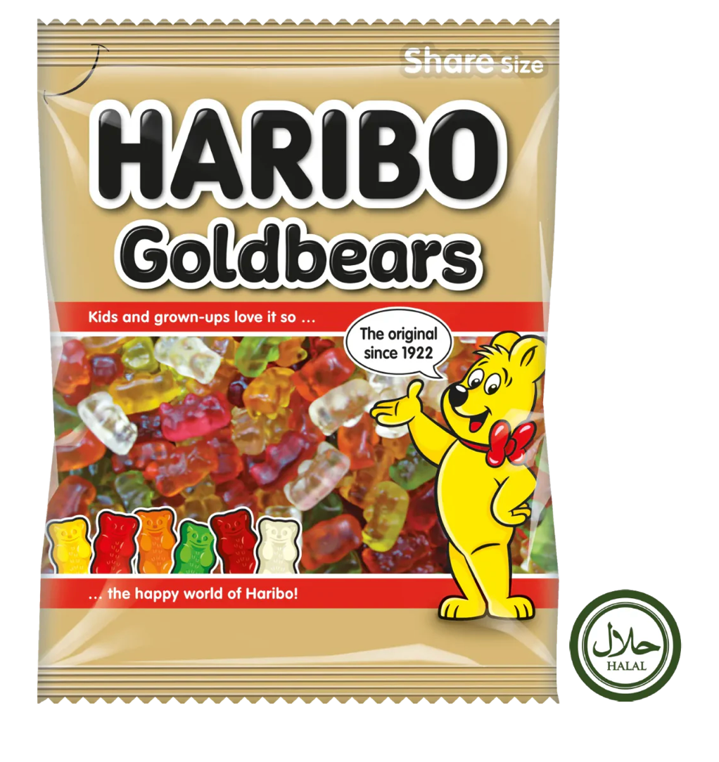 Haribo Halal Gold Bears 36X80G