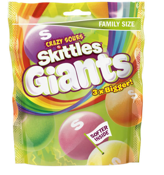 Crazy Sours Skittles Giants