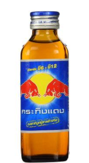 Glass Thai Red Bull