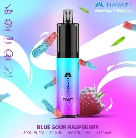 Blue Sour Raspberry 5000 puffs