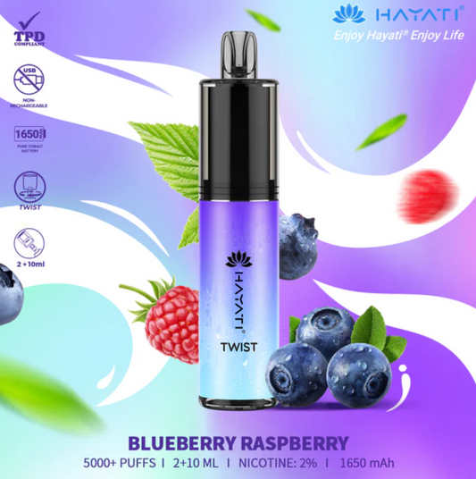 Blueberry Raspberry 5000 puffs