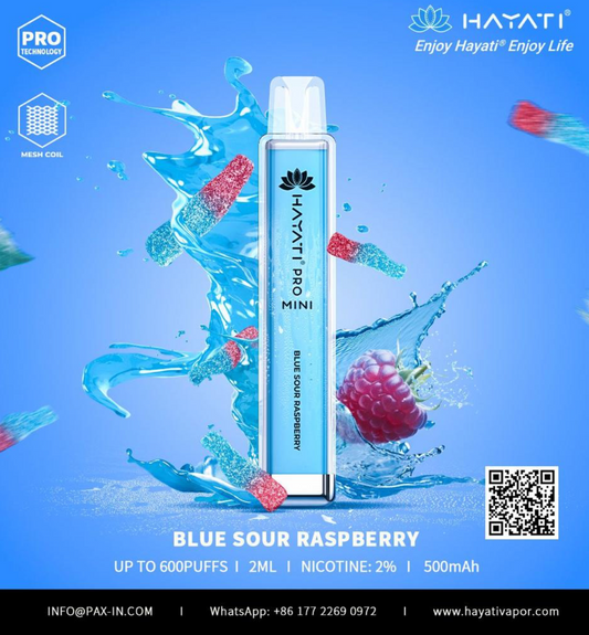 Blue Sour Raspberry 600 Puffs