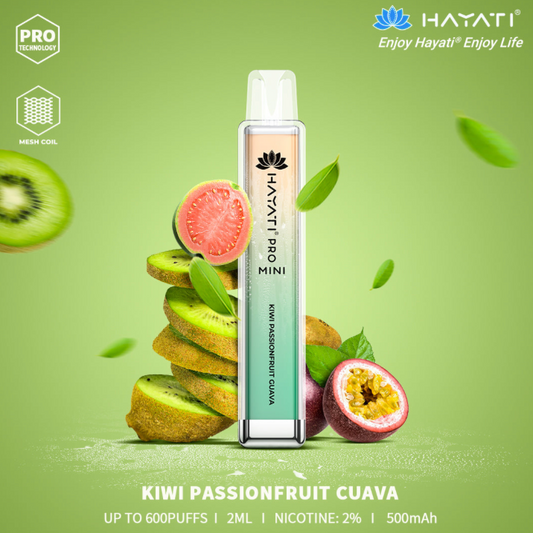 Kiwi Passionfruit Guava 600 puffs