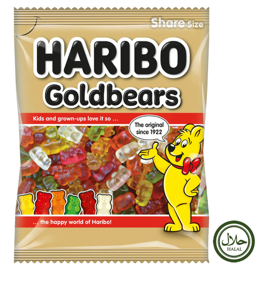 Haribo Halal Gold Bears 36X80G