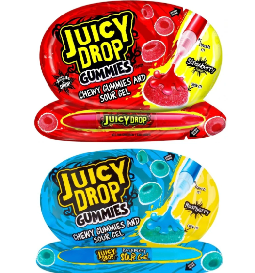Juicy Drop Gummies and Jelly (Red)